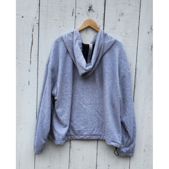 Free People FP Movement Don’t Back Down Nylon Pullover Reversible Hoodie Sz L NW - Picture 9 of 11
